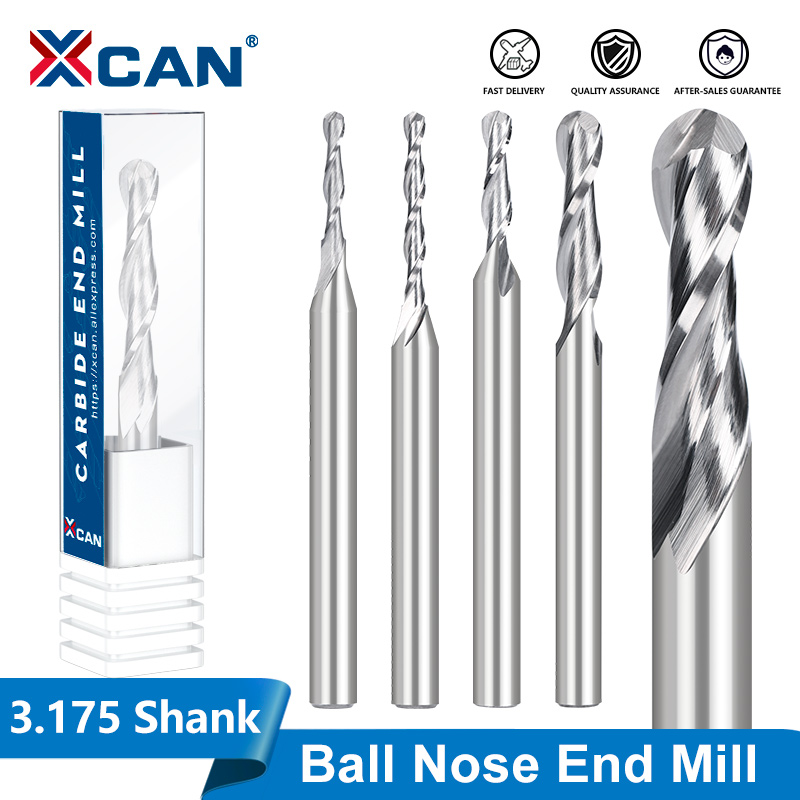 Xcan 3.175シャンクボールノーズミリングカッター0. - End Mill Set のレビューと価格