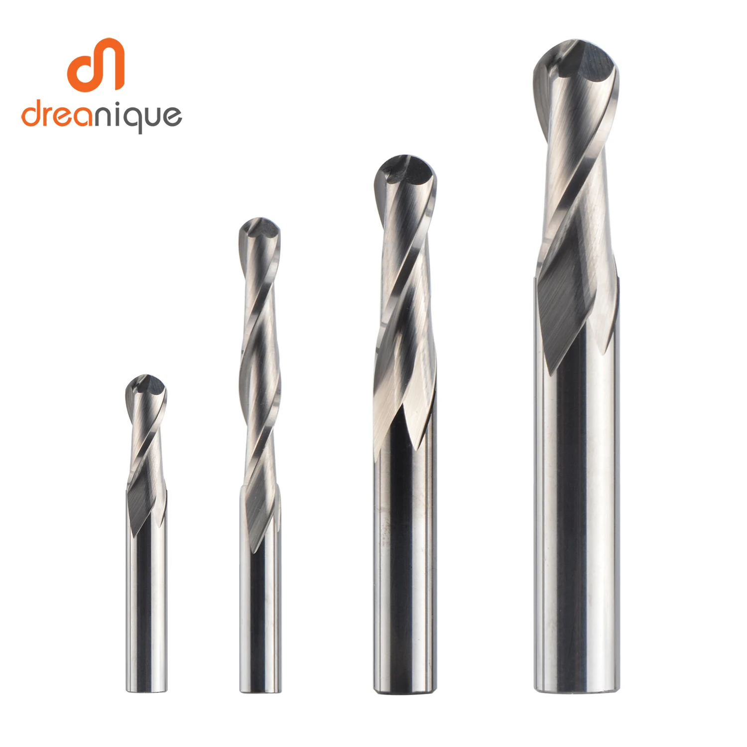 Dreanique-カーバイドボールノーズエンドミリングカッ - End Mill Set のレビューと価格