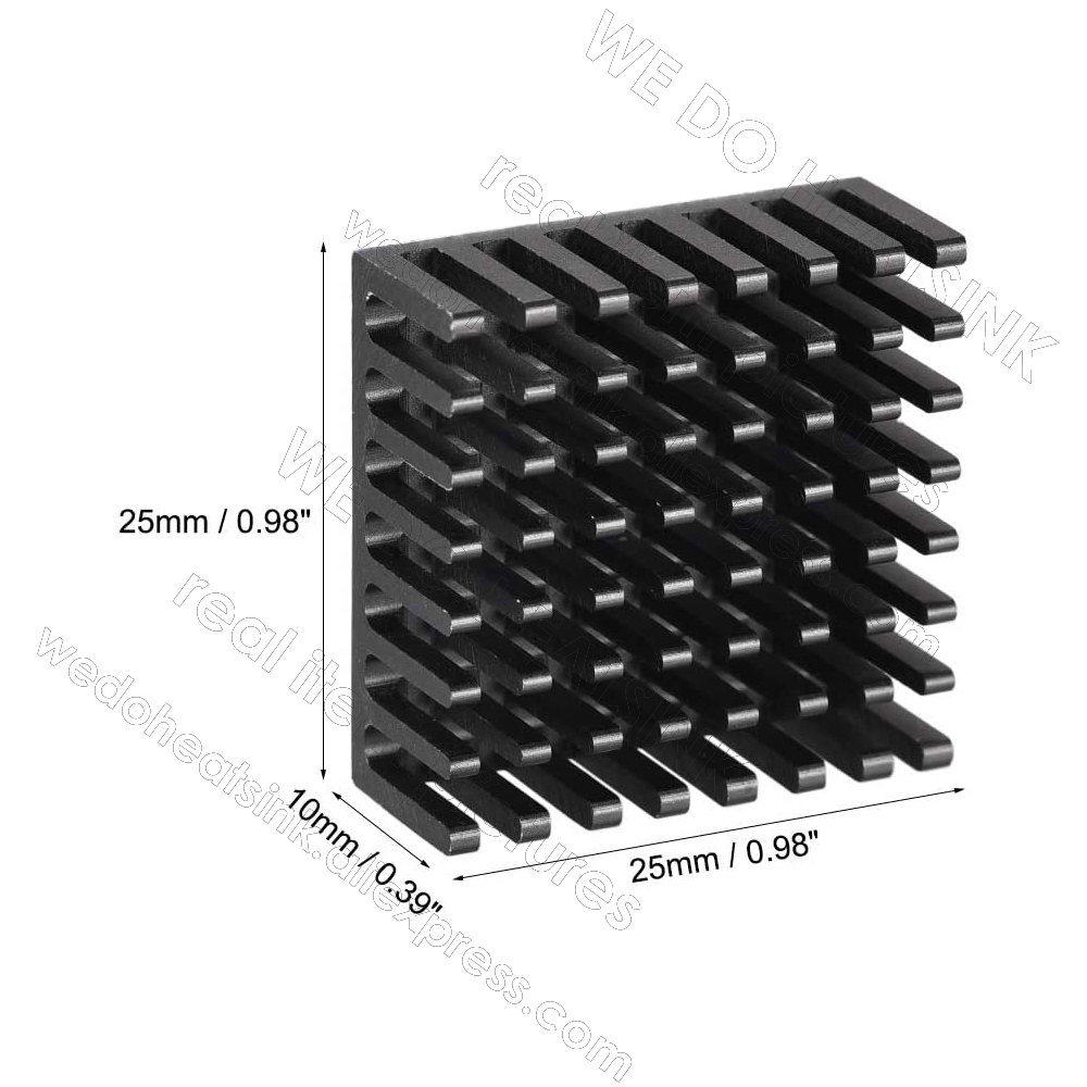 私たちはヒートシンク 12 個 25 × 25 × 10 ミ - Aluminium Extrusion のレビューと価格