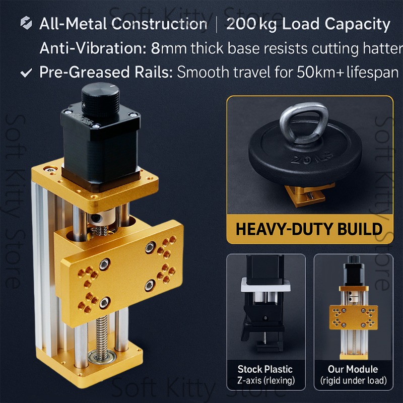 CNC 3018 Z軸モジュール スピンドル穴52mm アル - 3018 Aluminium Cnc のレビューと価格