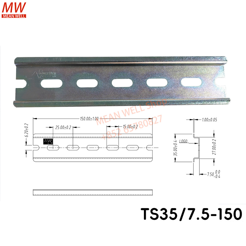 TS35 7.5mm DINレールコネクタ（EDR、XDR、 - Lm8Uu Bearing のレビューと価格